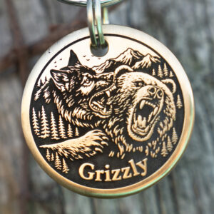 Grizzly vs German Shepherd Tag
