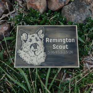 Pet Memorial Plaque