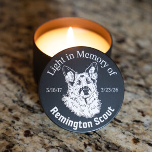 Pet Memorial Candle